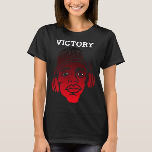 Retro Victory Futuristic Music Lover Unisex Heavy  T_Shirt