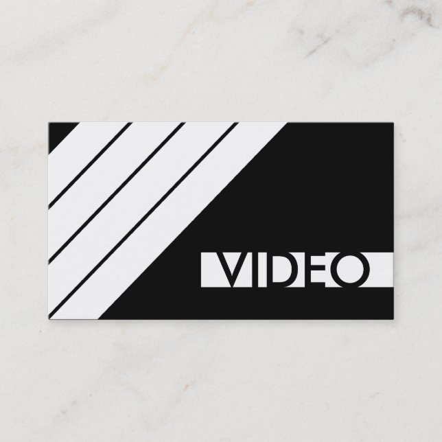 retro VIDEO Business Card (Front)