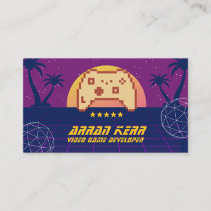 Gamer for Life, Video Game Developer, Designer Business Card