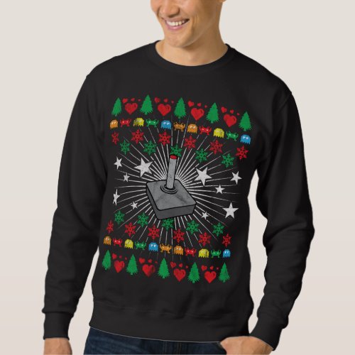 Retro Video Game Console Ugly Christmas Sweater Ga