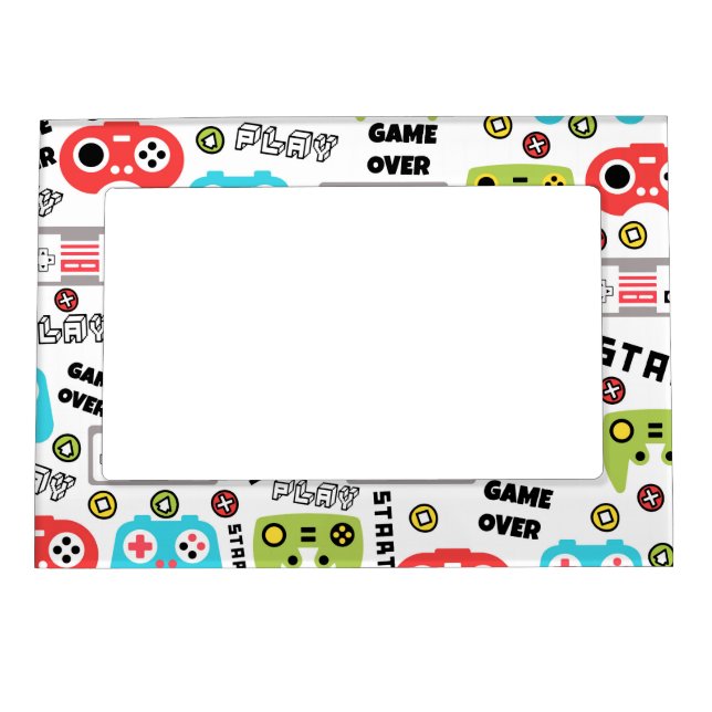 Retro Video Game Magnetic Frame (Front)