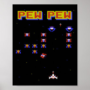 Retro Video Game Old School Game 80s Vintage Gamin Poster