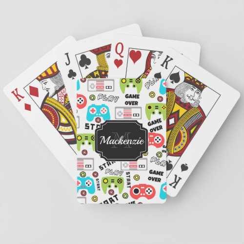 Retro Video Game Playing Cards