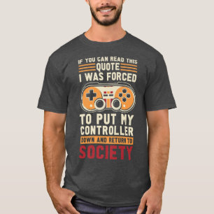 Retro Video Games Gaming  Vintage Controller Gamer T-Shirt