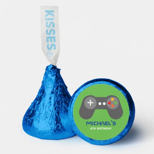 Retro Video Games Themed Kids Birthday Party  Hers Hersheys Kisses