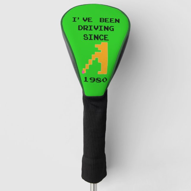 Retro Video Golf Game Headcover (Front)