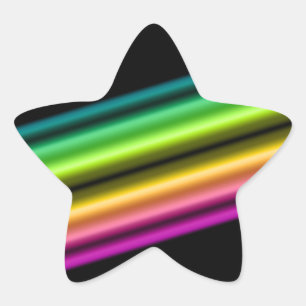 retro video neonstripe :  star sticker