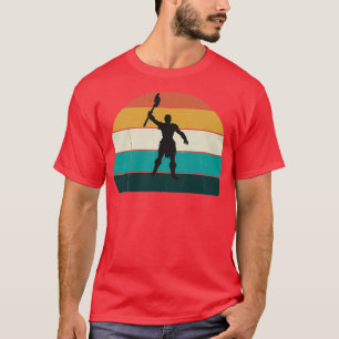 Retro Viking Barbarian Axe Fighter Battle Warrior T-Shirt