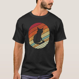 Retro Vinatge Style Cat  Maine Coon T-Shirt