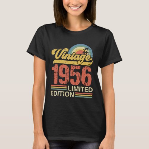 Retro Vintage 1956 Limited Edition T_Shirt