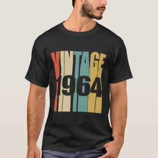 Retro Vintage 1964 Hoodie 56 Yrs Old Bday 56Th Bir T-Shirt