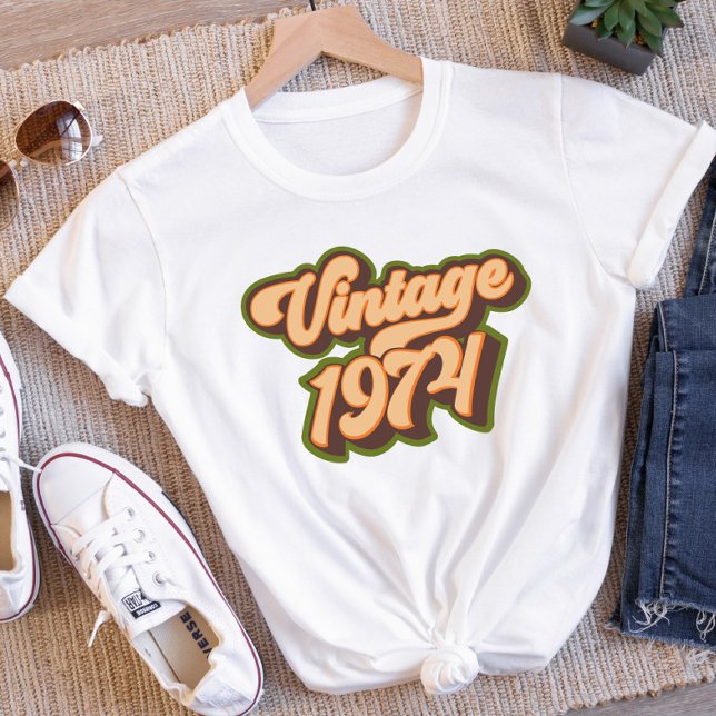 Retro Vintage 1974 Women's T-shirt (Creator Uploaded)