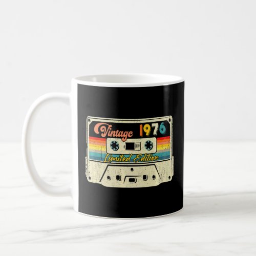 Retro Vintage 1976 Cassette Tape  Birthday  Coffee Mug