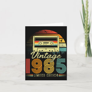 Retro Vintage 1985 Limited Edition 41 Years Old Bi Card