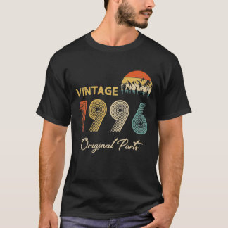 Retro Vintage 1996 Original Parts Birthday T-Shirt