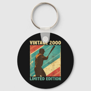Retro Vintage 2000 Baseball Lover Limited Edition Keychain