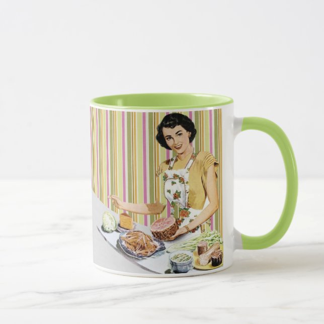 Retro / Vintage 50s Housewives Mug (Right)