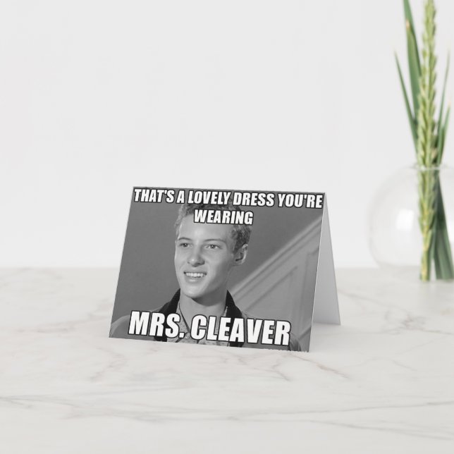 Retro Vintage 60s Card (Front)