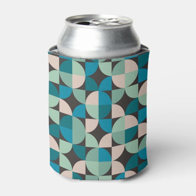Retro Vintage 60's Pattern Can Cooler (Can Front)