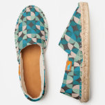 Retro Vintage 60&#39;s Pattern Espadrilles