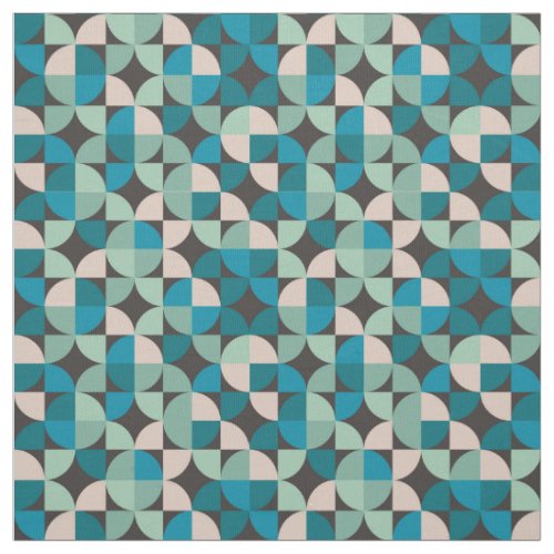 Retro Vintage 60s Pattern Fabric