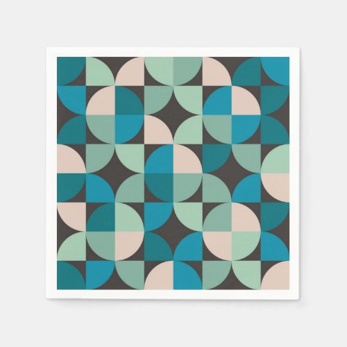 Retro Vintage 60s Pattern Napkins