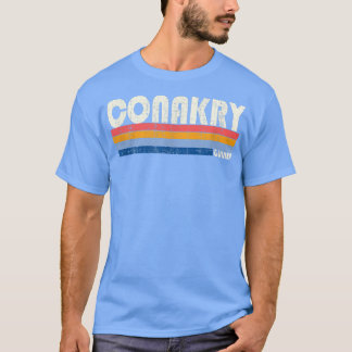 Retro Vintage 70s 80s Style Conakry, Guinea T-Shirt