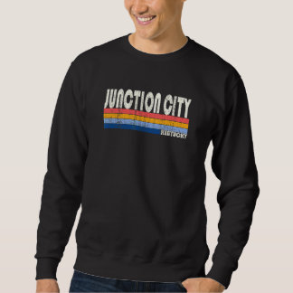 Retro Vintage 70s 80s Style Junction City Kentucky Sweatshirt