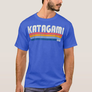 Retro Vintage 70s 80s Style Katagami, Japan  T-Shirt