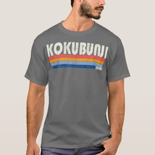 Retro Vintage 70s 80s Style Kokubunji Japan T_Shirt