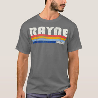 Retro Vintage 70s 80s Style Rayne Louisiana  T-Shirt