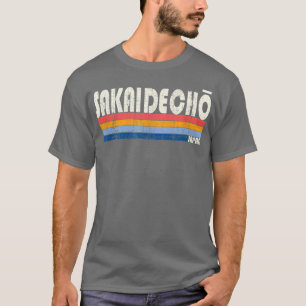 Retro Vintage 70s 80s Style Sakaidecho, Japan  T-Shirt