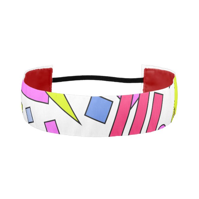 Retro Vintage 80s and 90s Style  Athletic Headband (Front)
