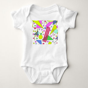 Retro Vintage 80s and 90s Style Baby Bodysuit