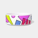 Retro Vintage 80s and 90s Style Bowl<br><div class="desc">In the 80s and 90s geometric shapes were quite popular in fashion. A great design for yourself or as a gift for friends,  family or co-workers. Drawing of geometric shapes in the style of the 80s,  90s. Retro 1980s,  1990s style</div>