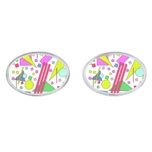 Retro Vintage 80s and 90s Style Cufflinks