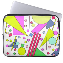 Retro Vintage 80s and 90s Style Laptop Sleeve