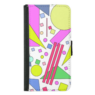 Retro Vintage 80s and 90s Style Samsung Galaxy S5 Wallet Case