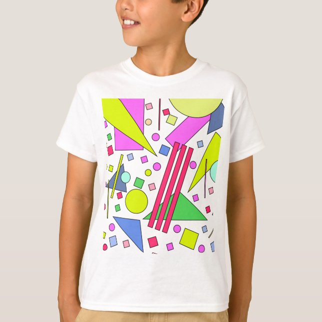 Retro Vintage 80s and 90s Style T-Shirt (Front)