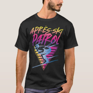 Retro Vintage 80s Apres Ski Patrol T-Shirt