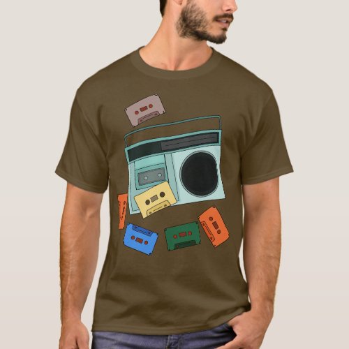 Retro Vintage 80s Music T_Shirt