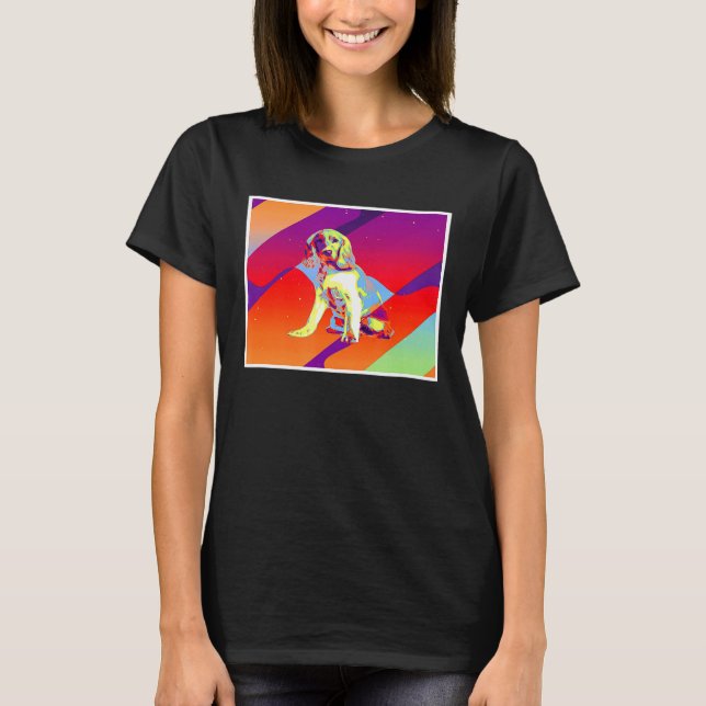 Retro Vintage Aesthetic Cocker Spaniel T-Shirt (Front)