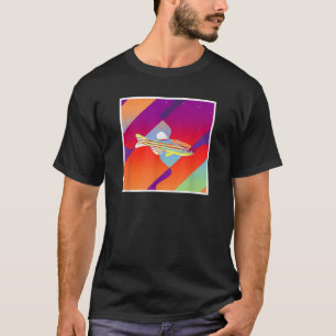 Retro Vintage Aesthetic Zebrafish  T-Shirt