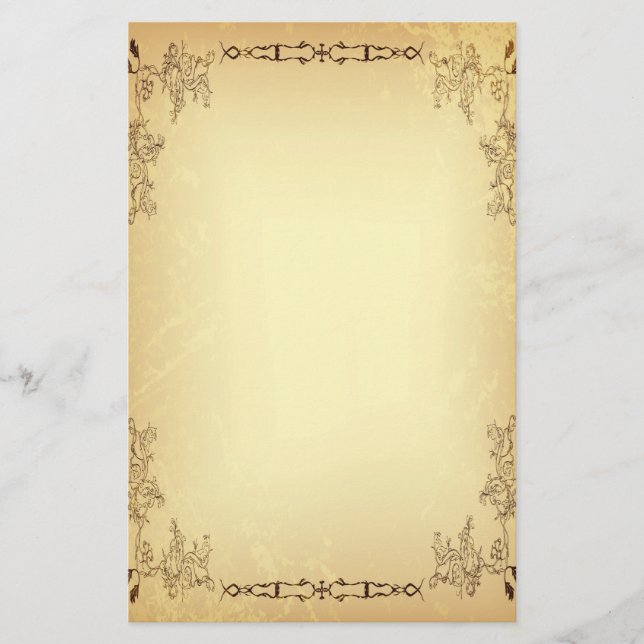 Retro Vintage Aged Paper (Front)