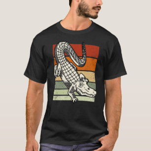 Retro Vintage Alligator Gator Crocodile Zoo Animal T-Shirt