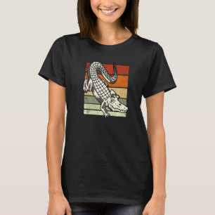 Retro Vintage Alligator Gator Crocodile Zoo Animal T-Shirt