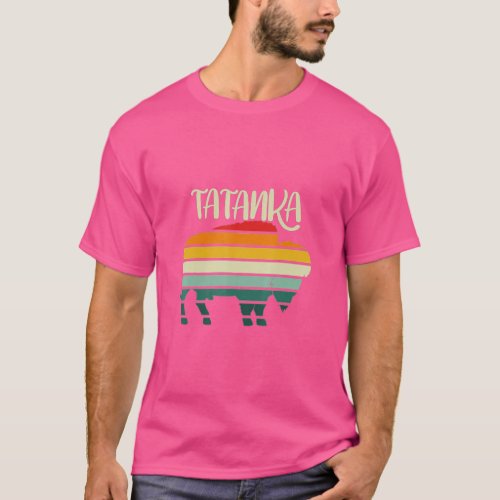 Retro Vintage American Buffalo Tatanka animal   T_Shirt