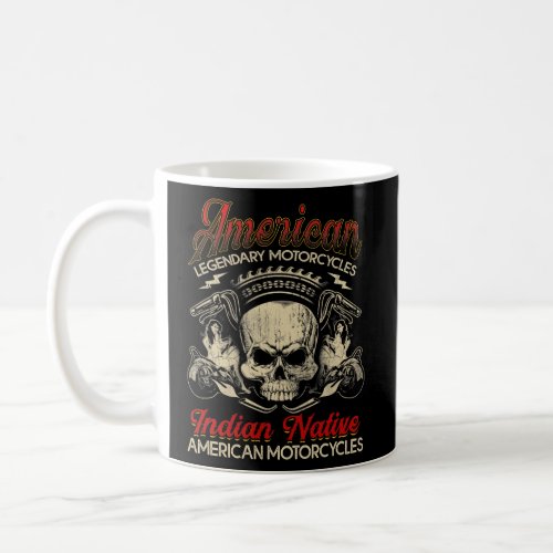 Retro Vintage American Motorcycle Indian for Old Coffee Mug