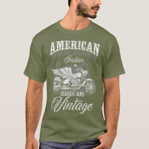 Retro Vintage American Motorcycle Indian for Old T-Shirt