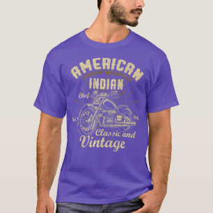 Retro Vintage American Motorcycle Indian for Old T-Shirt